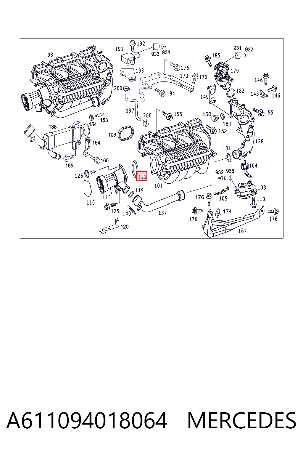 A611094018064 Mercedes