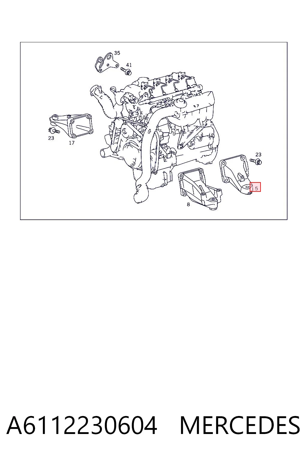 A6112230604 Mercedes