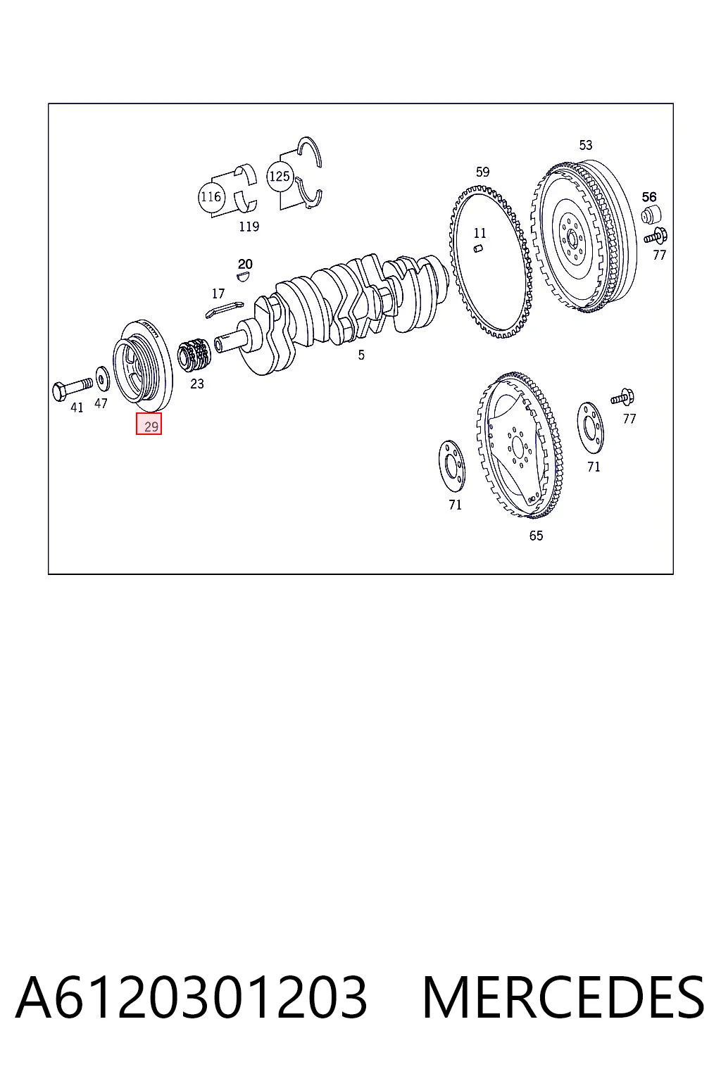 A6120301203 Mercedes