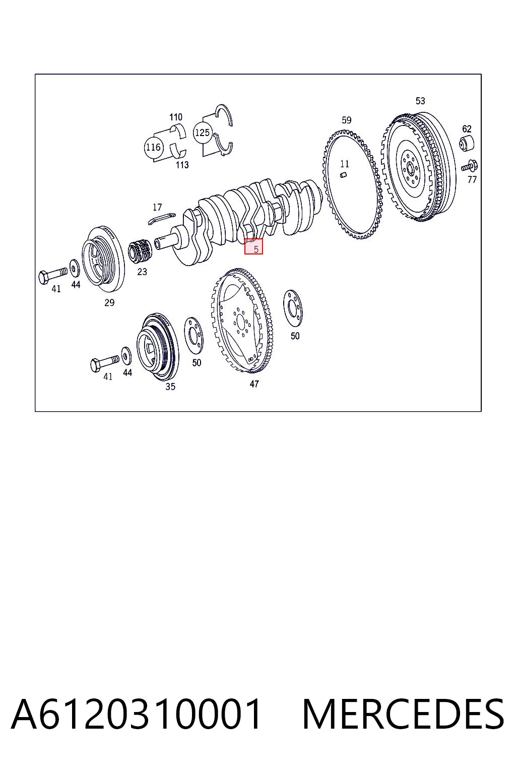 A6120310001 Mercedes