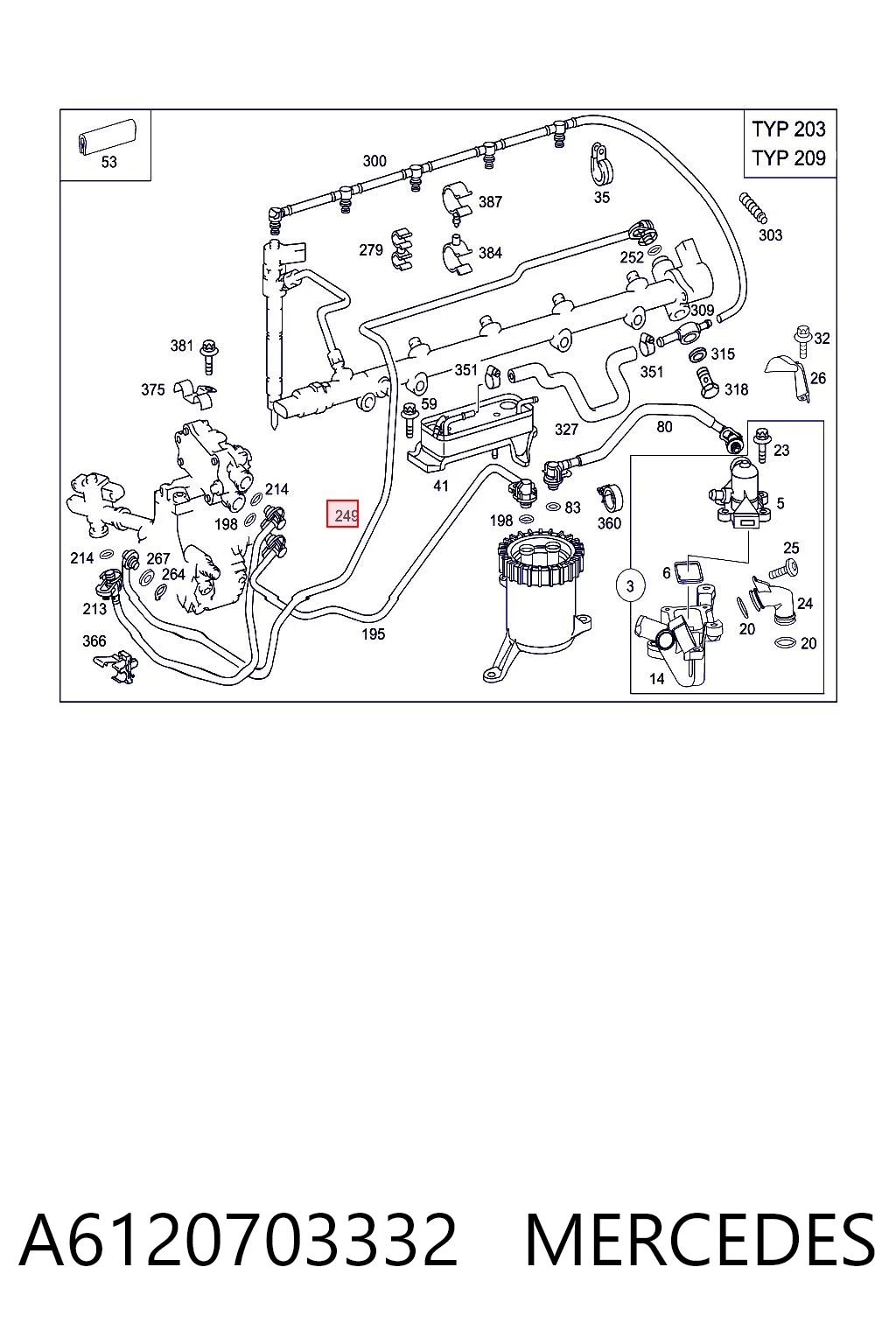 A6120703332 Mercedes