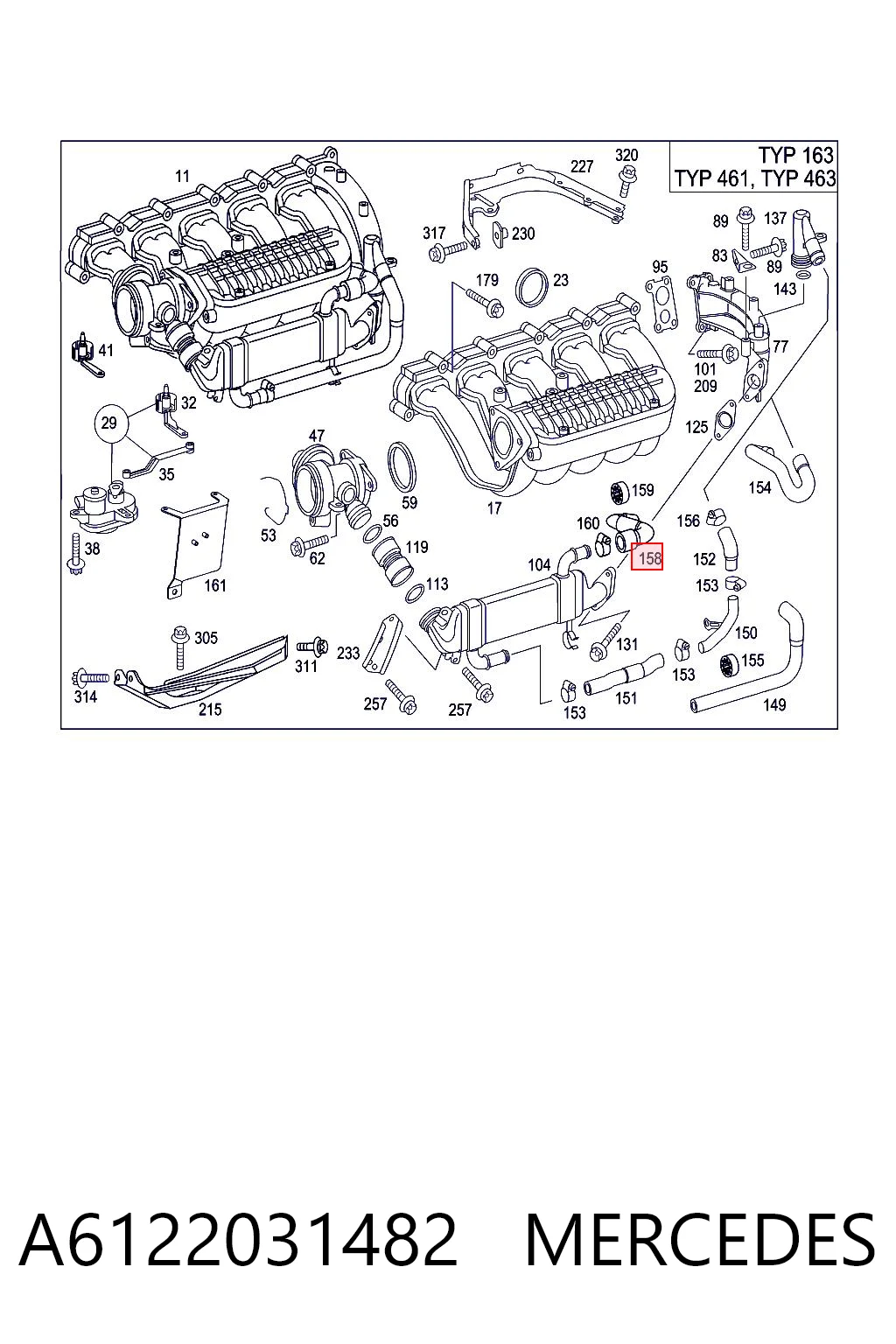 A6122031482 Mercedes