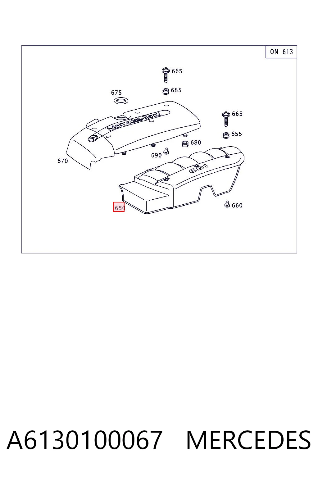 A6130100067 Mercedes