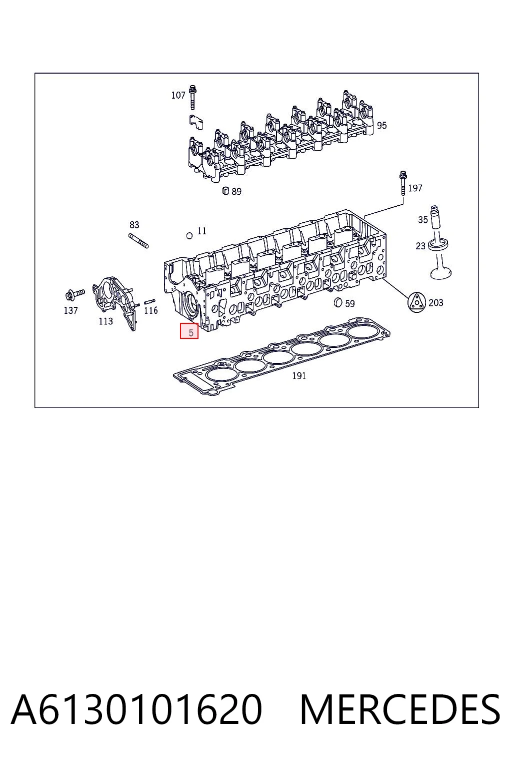 A6130101620 Mercedes