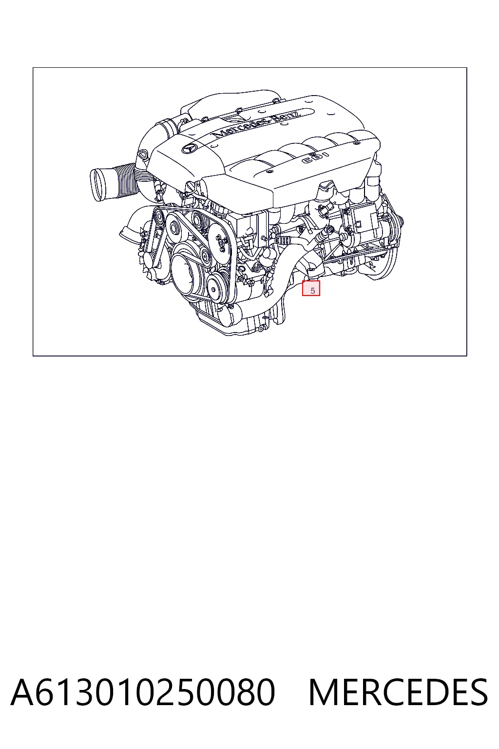A613010250080 Mercedes