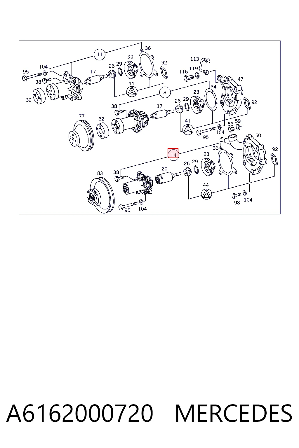 Motor de agua Mercedes 100  bus comprar en España