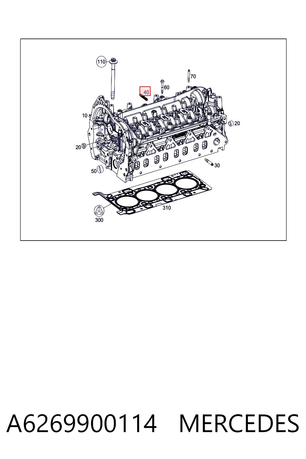 A6269900114 Mercedes