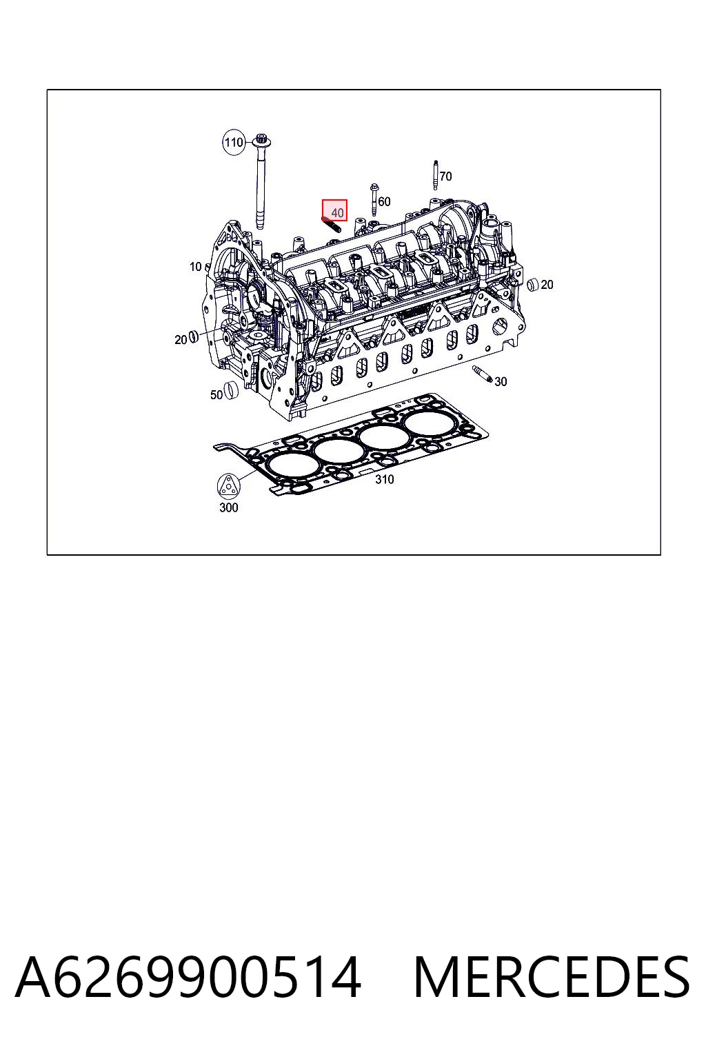 A6269900514 Mercedes