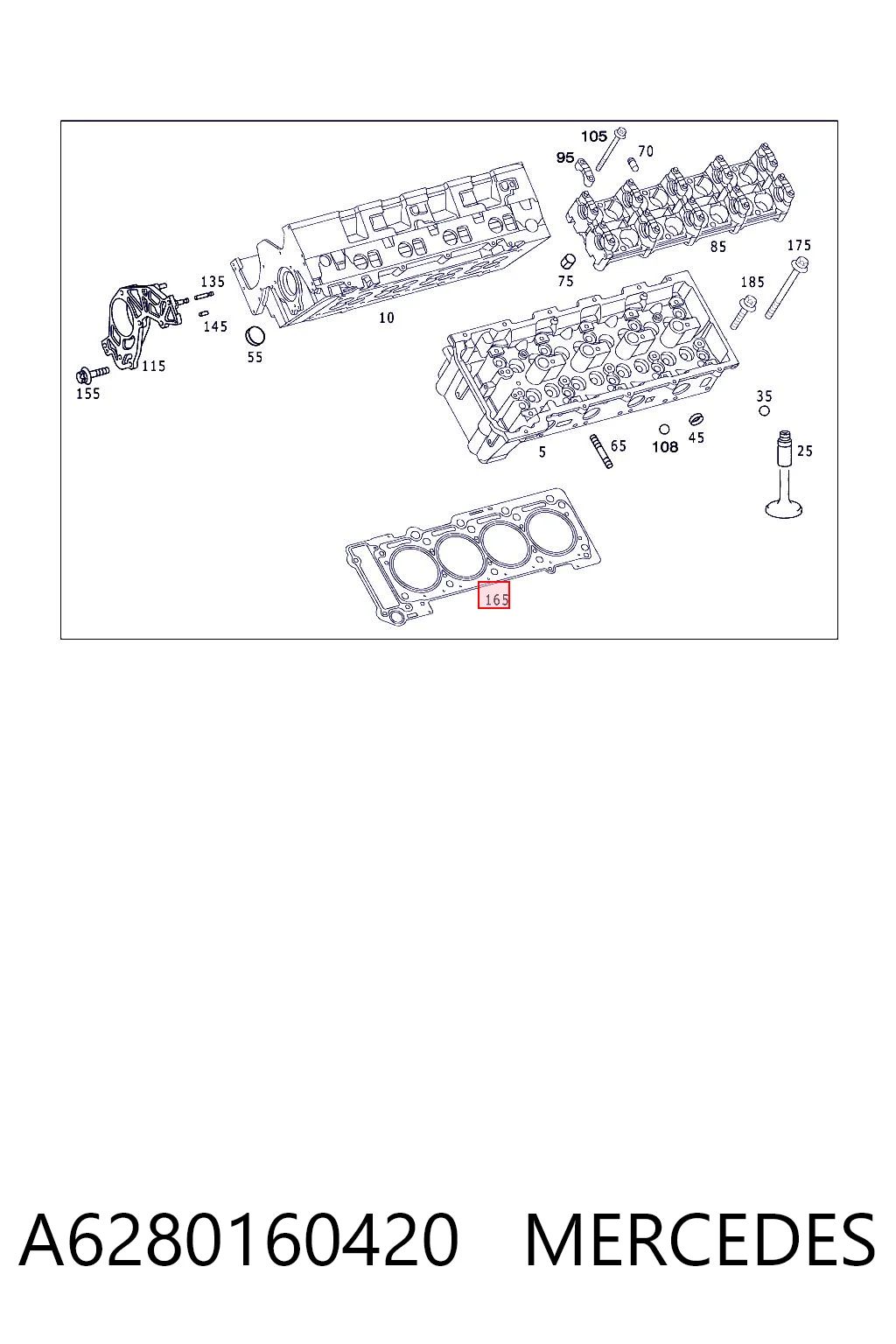 A6280160420 Mercedes