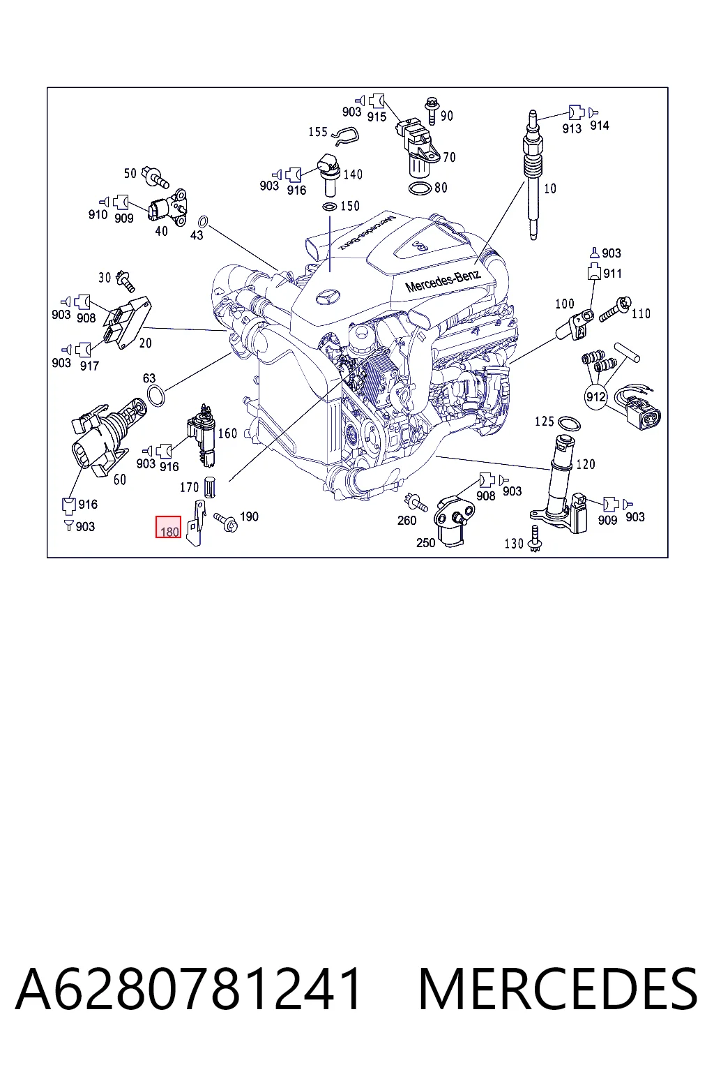 A6280781241 Mercedes