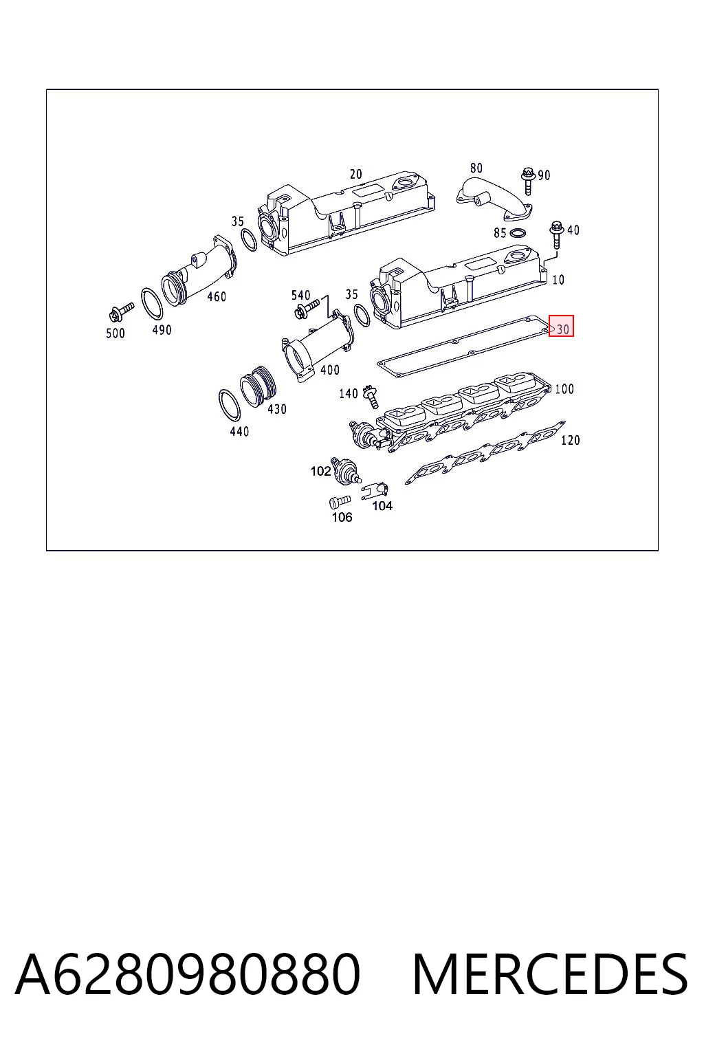 A6280980880 Mercedes