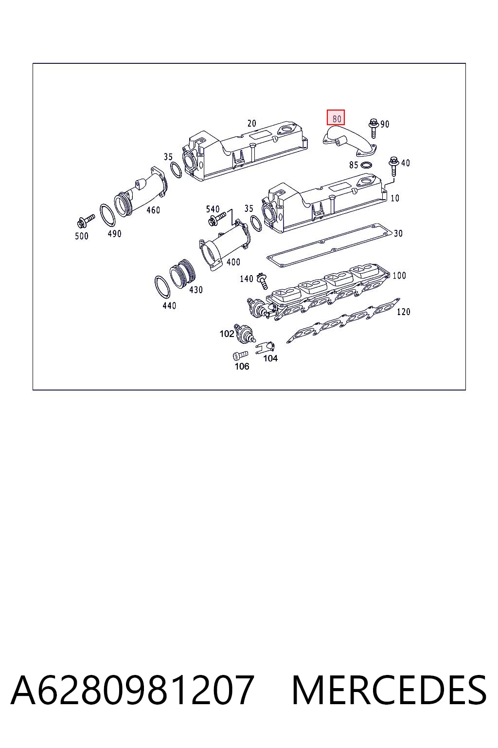 A6280981207 Mercedes