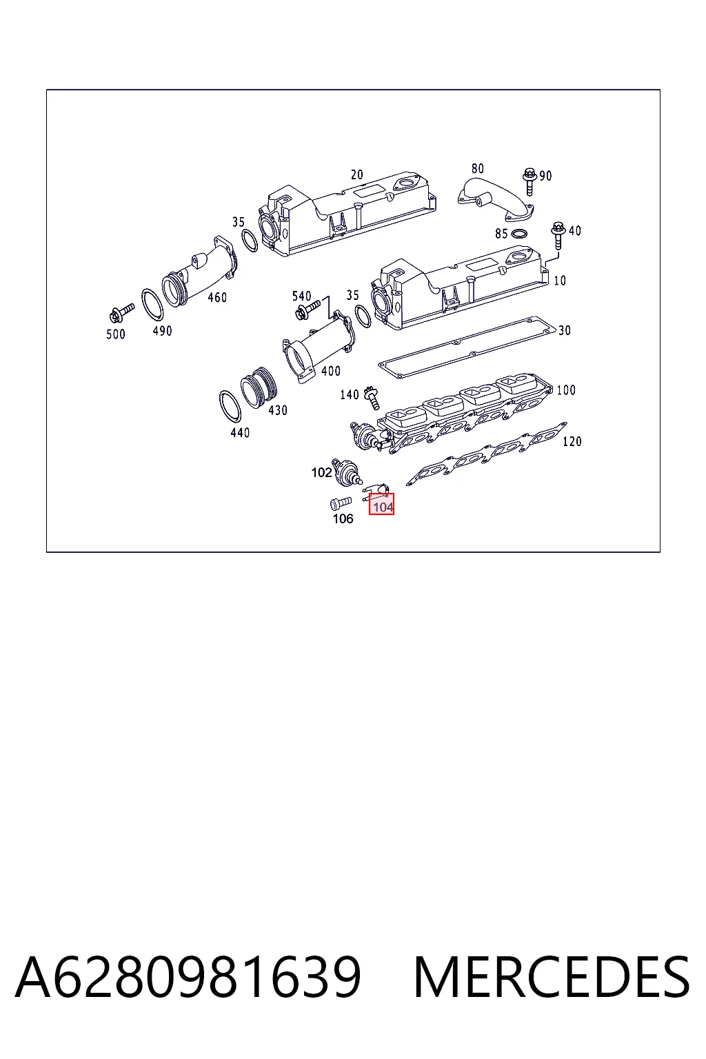 A6280981639 Mercedes