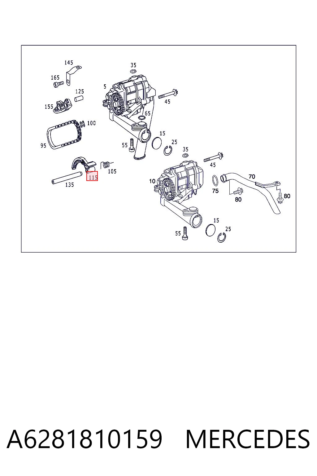 A6281810159 Mercedes