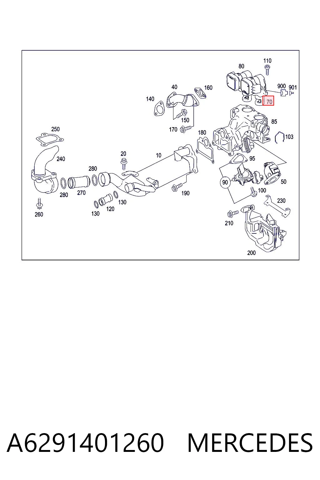 A6291401260 Mercedes