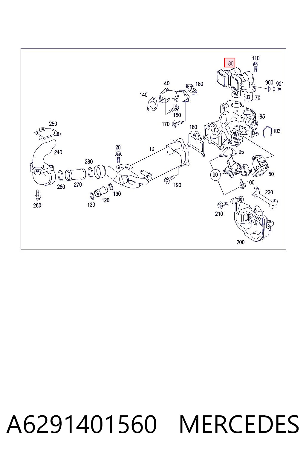 A6291401560 Mercedes