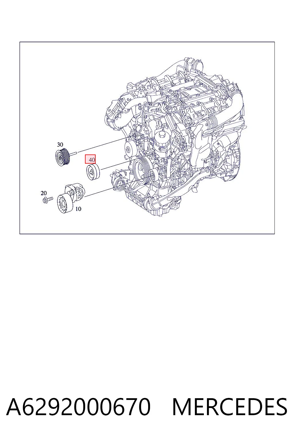 A6292000670 Mercedes