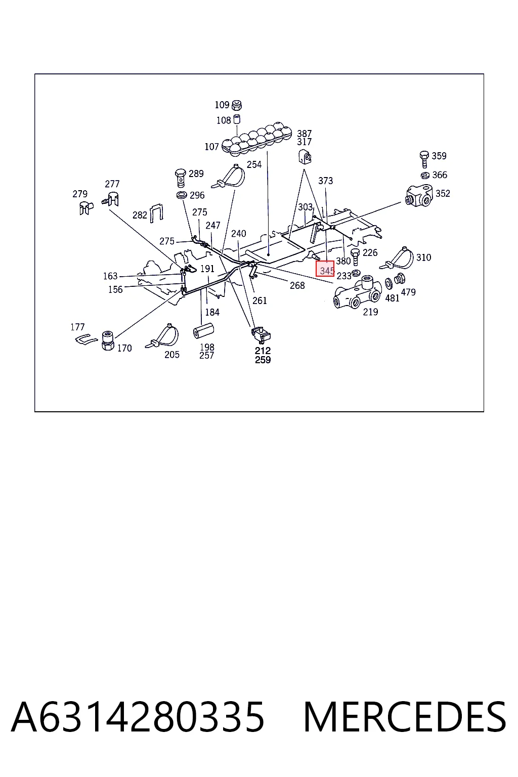 A6314280335 Mercedes