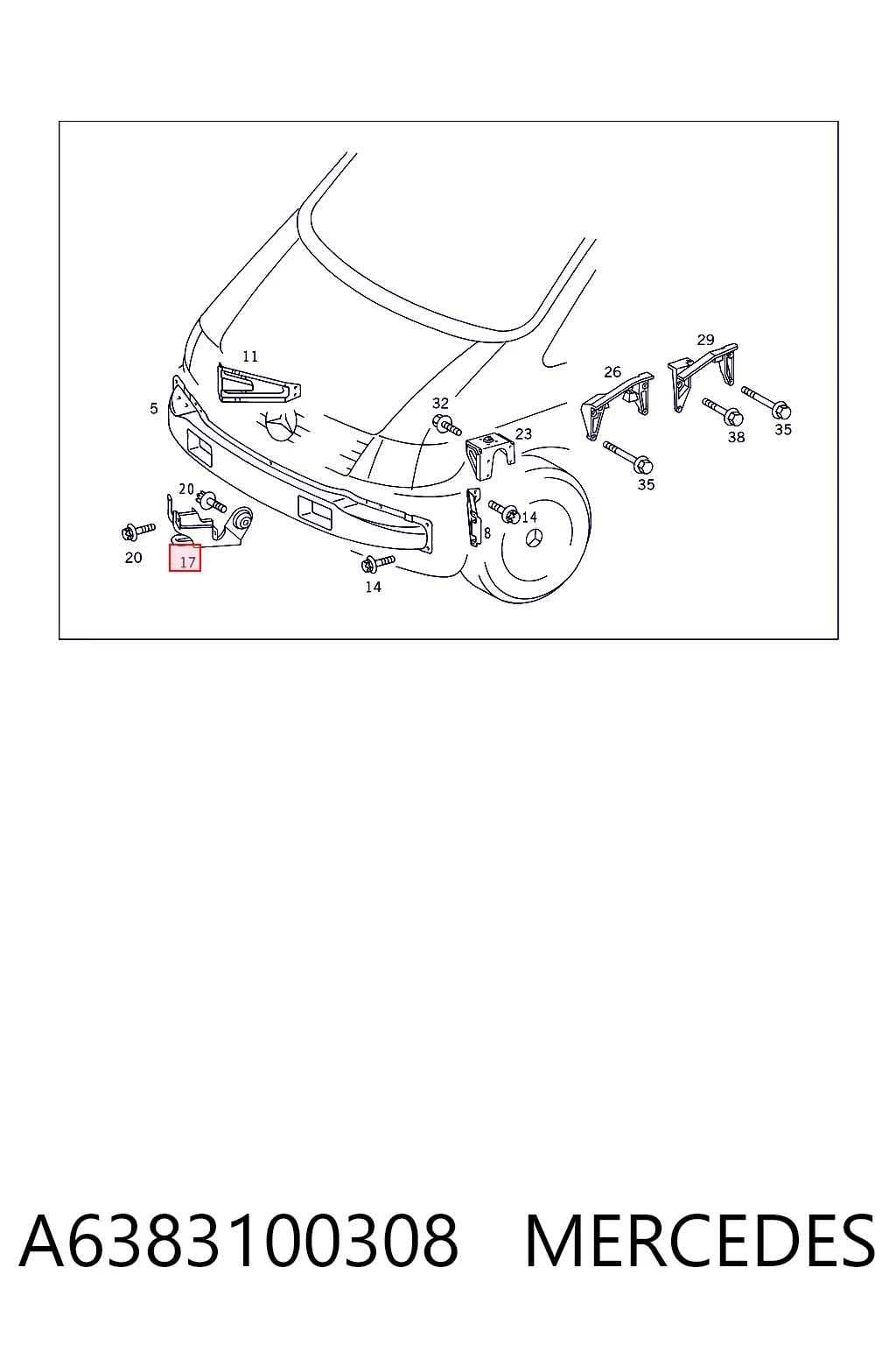A6383100308 Mercedes