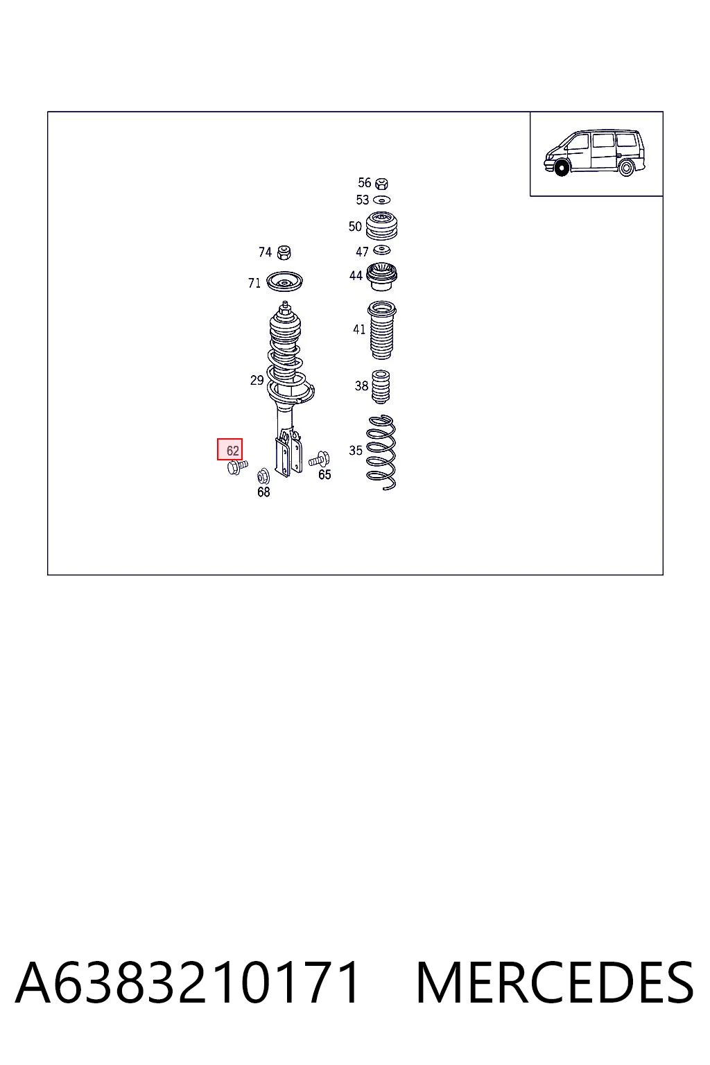 A6383210171 Mercedes