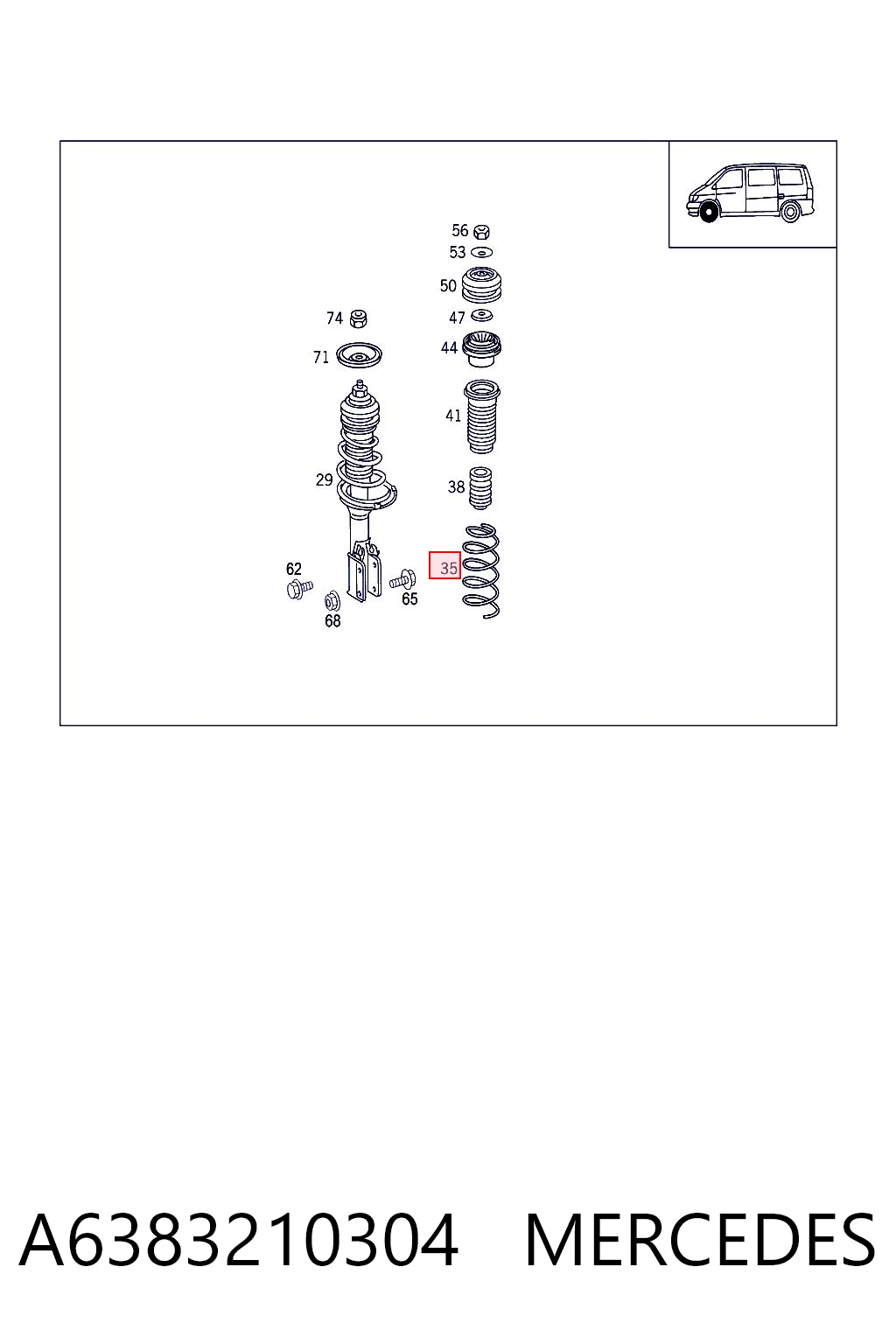 A6383210304 Mercedes
