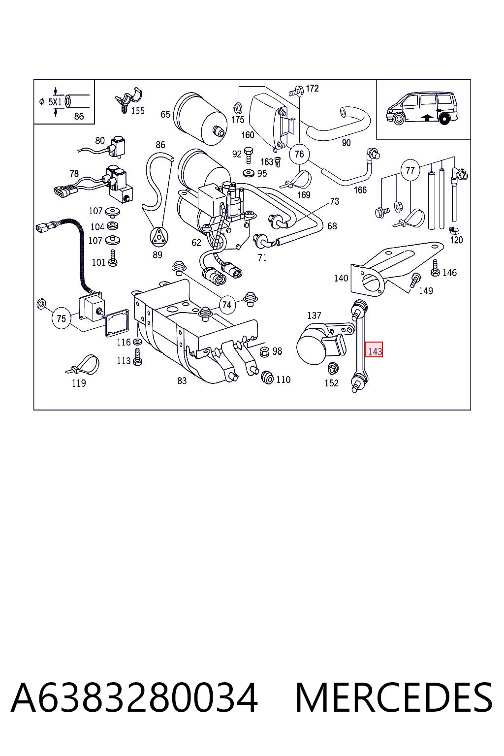 A6383280034 Mercedes