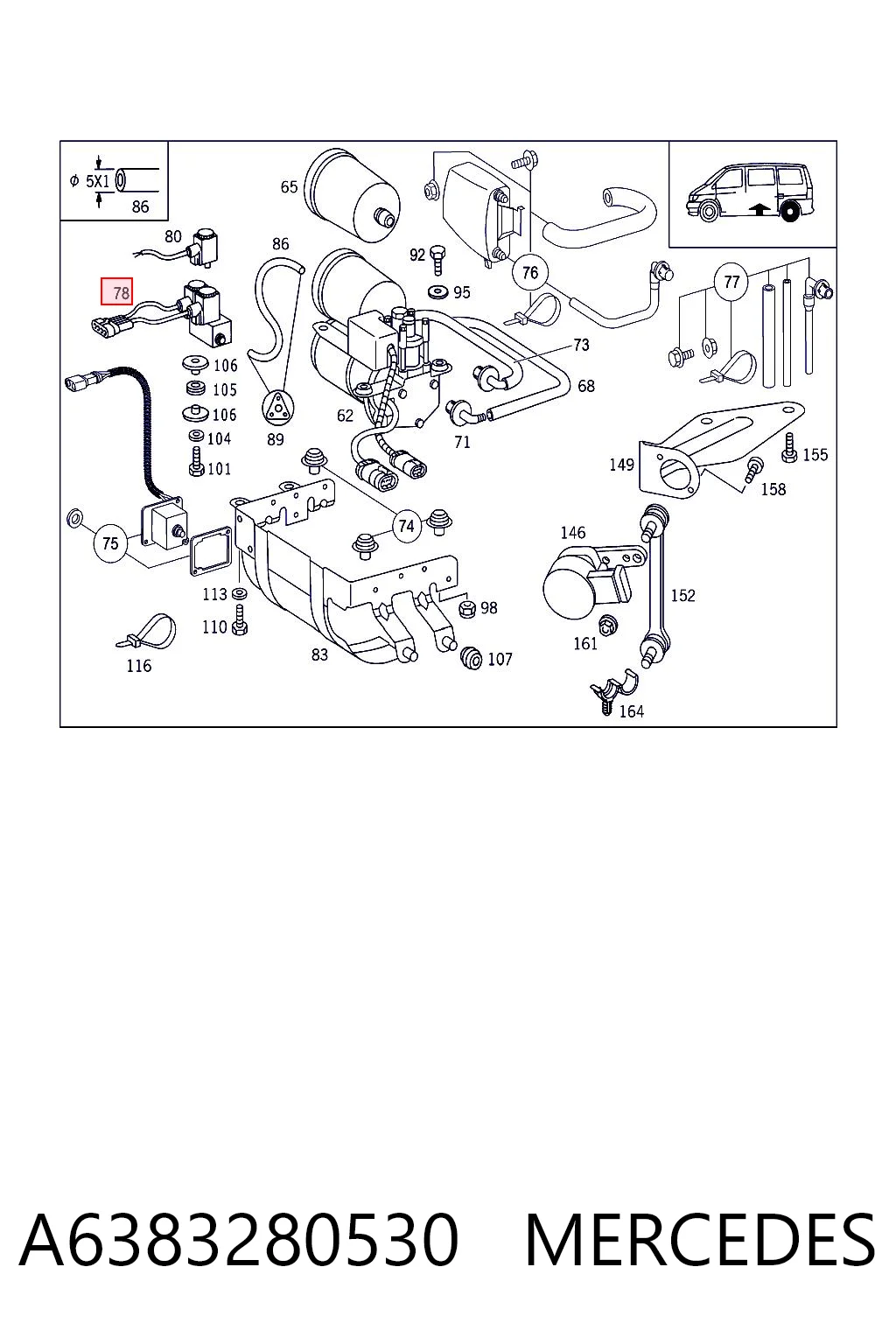 A6383280530 Mercedes