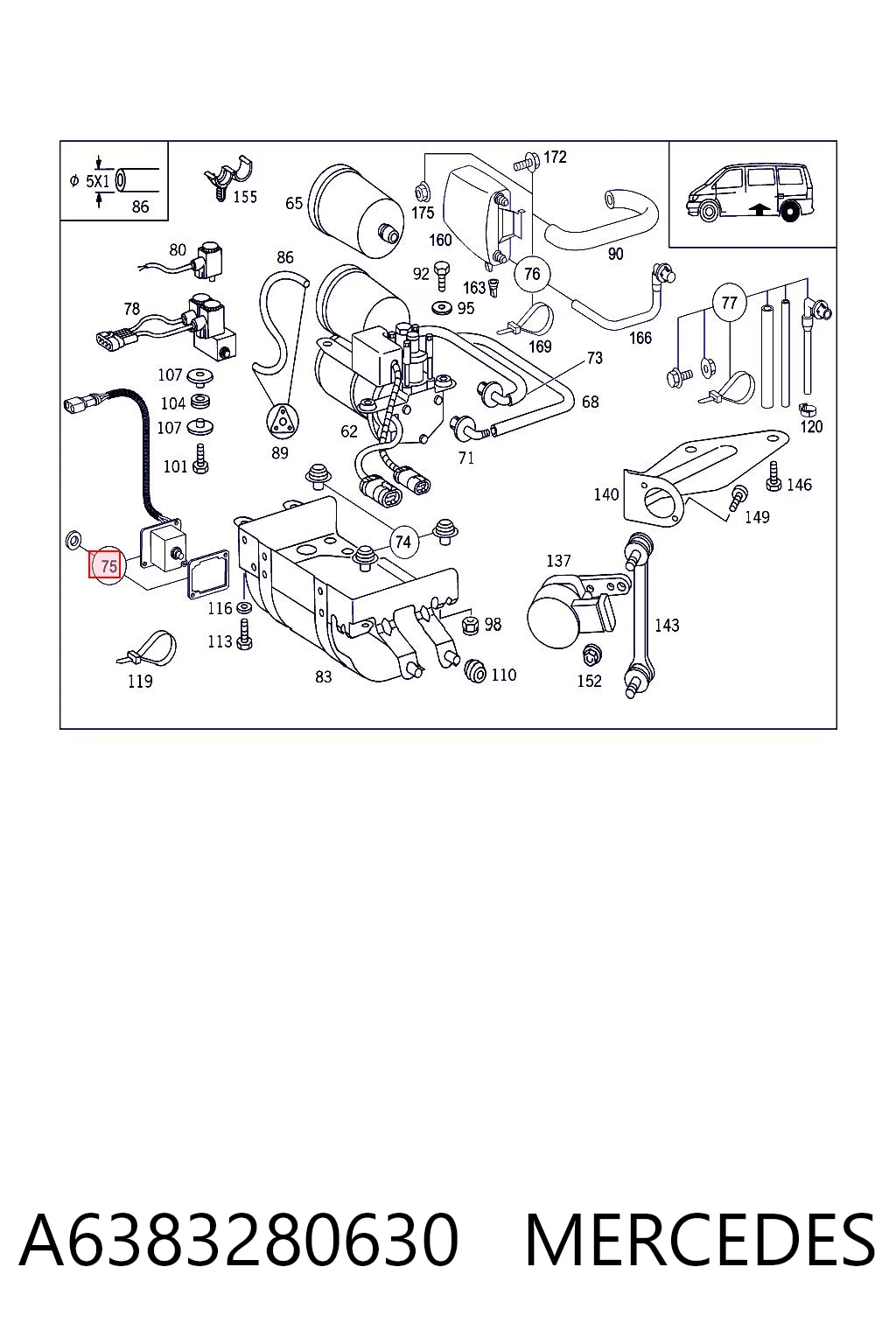 A6383280630 Mercedes