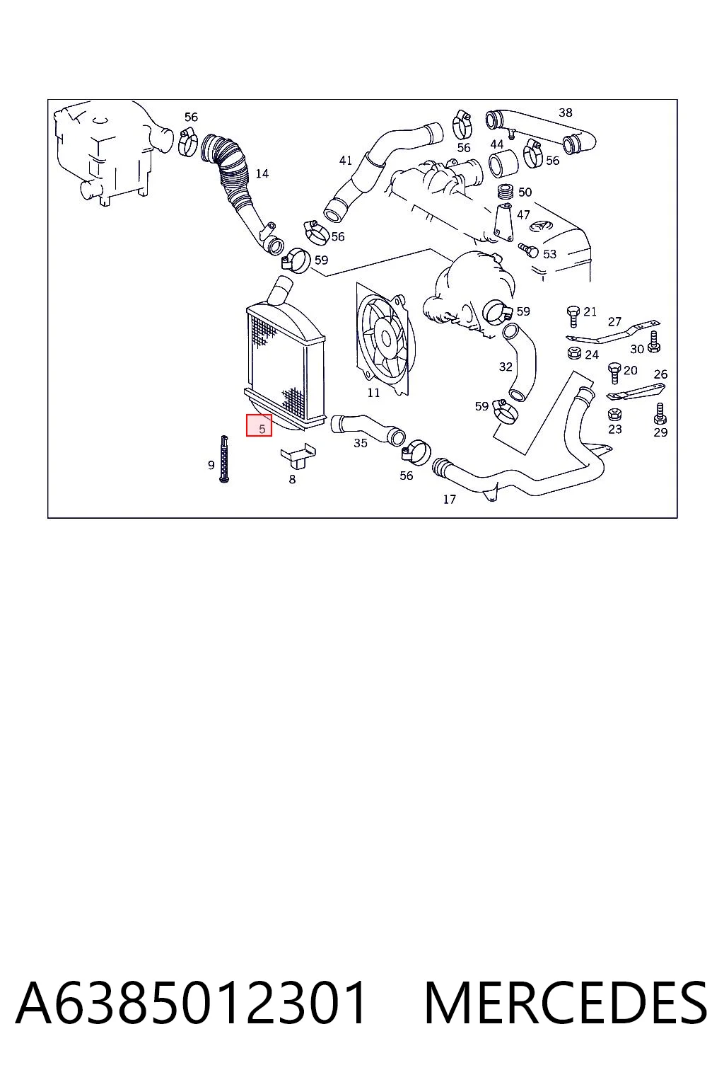 A6385012301 Mercedes