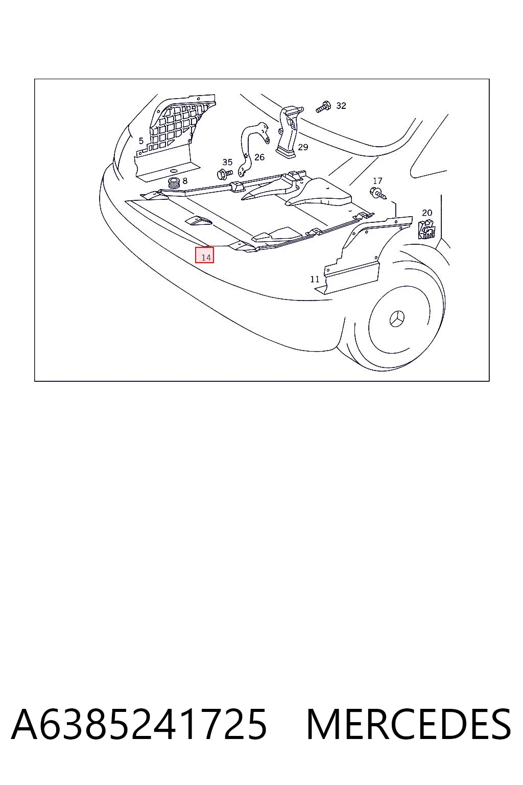 A6385241725 Mercedes