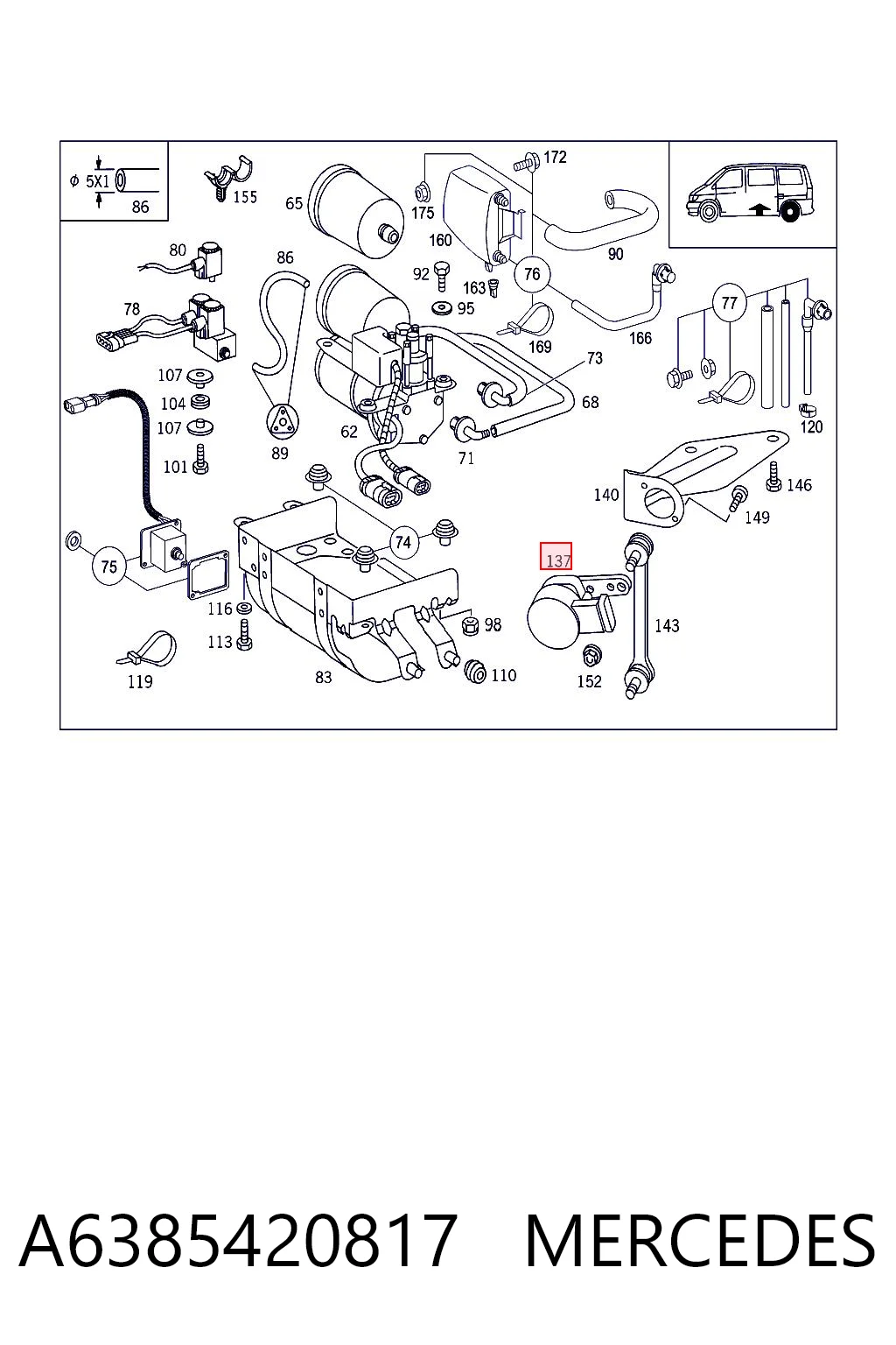 A6385420817 Mercedes