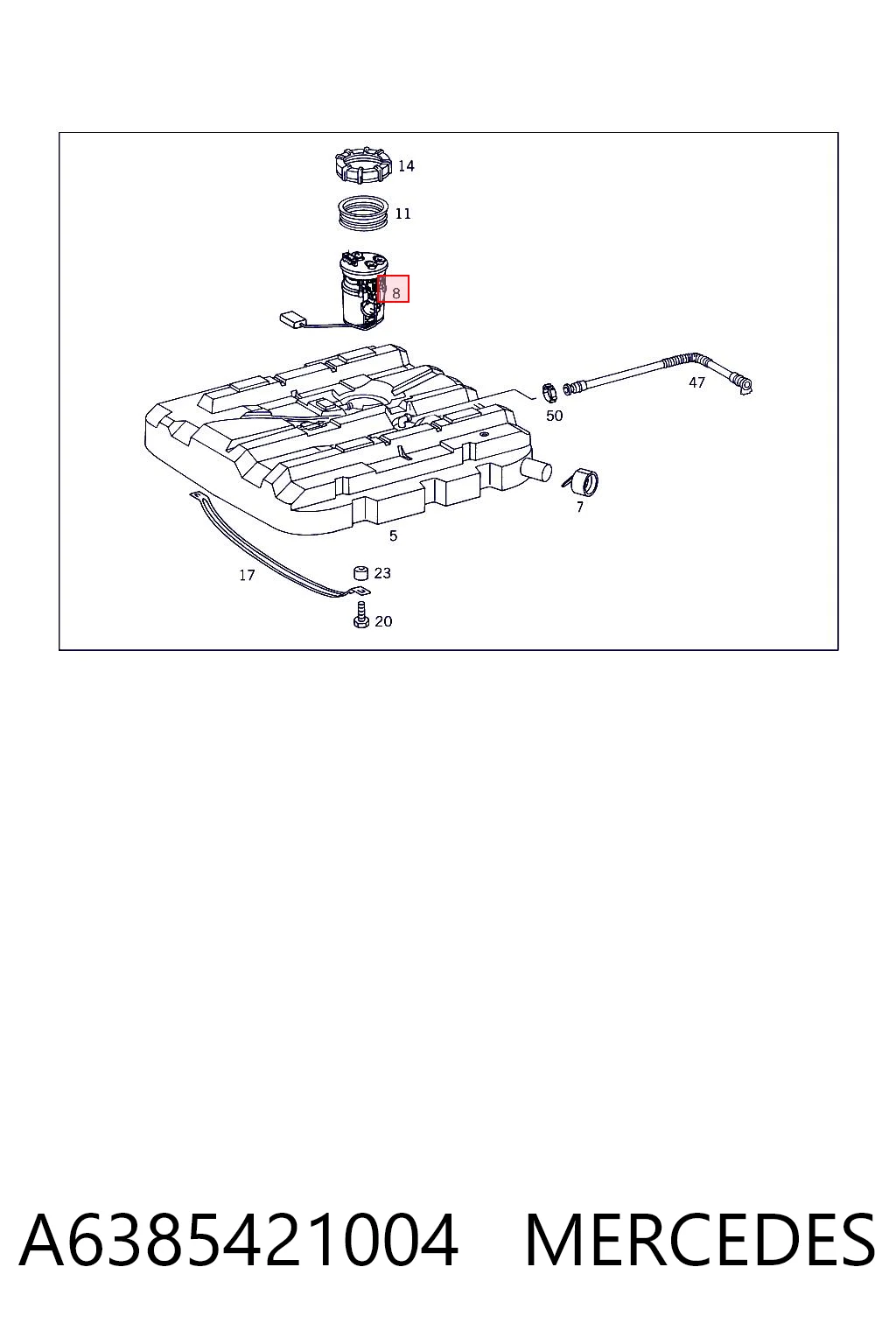 A6385421004 Mercedes