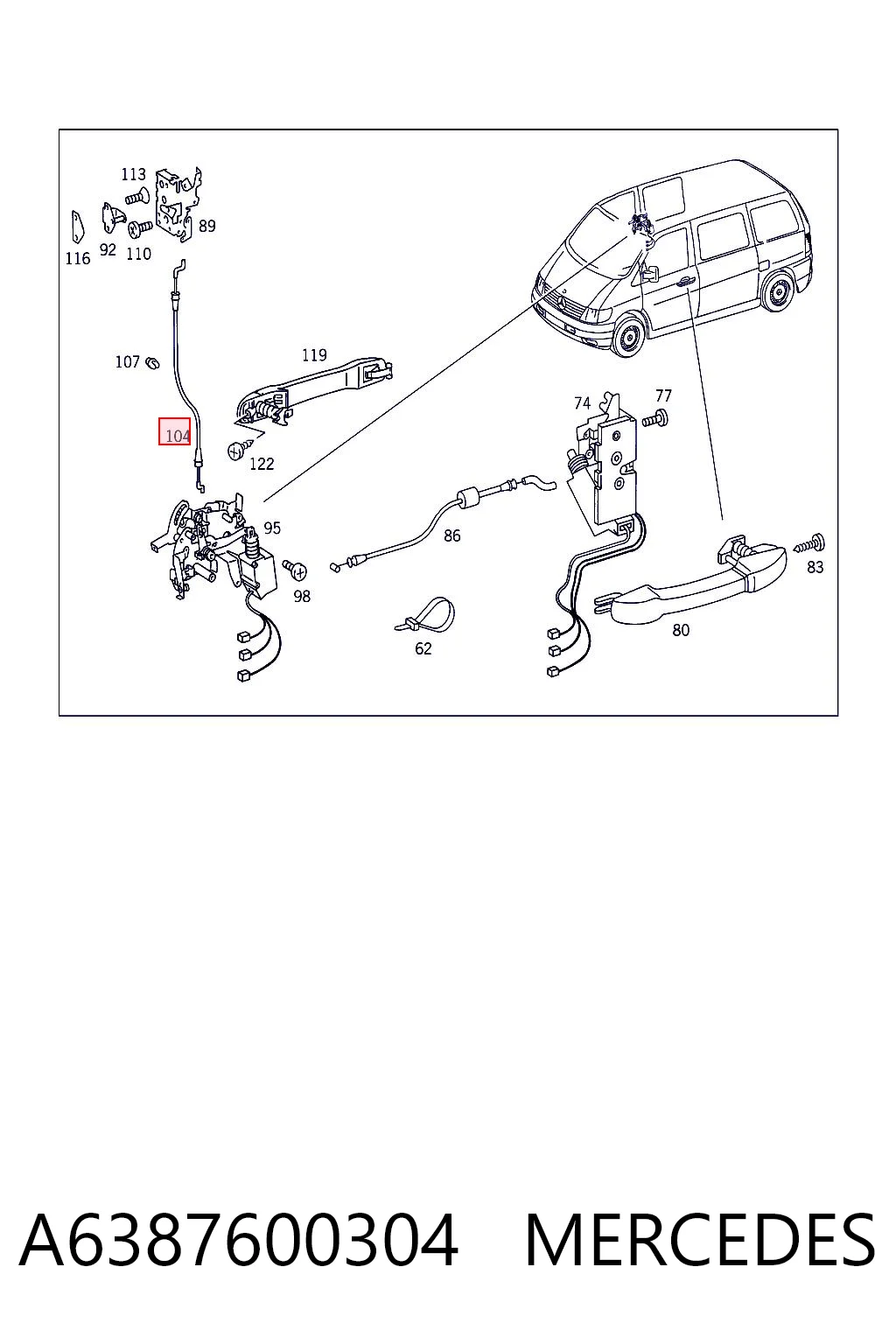 A6387600304 Mercedes
