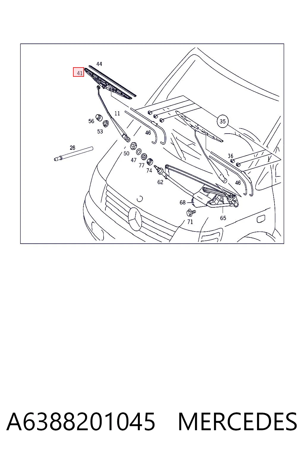 A6388201045 Mercedes