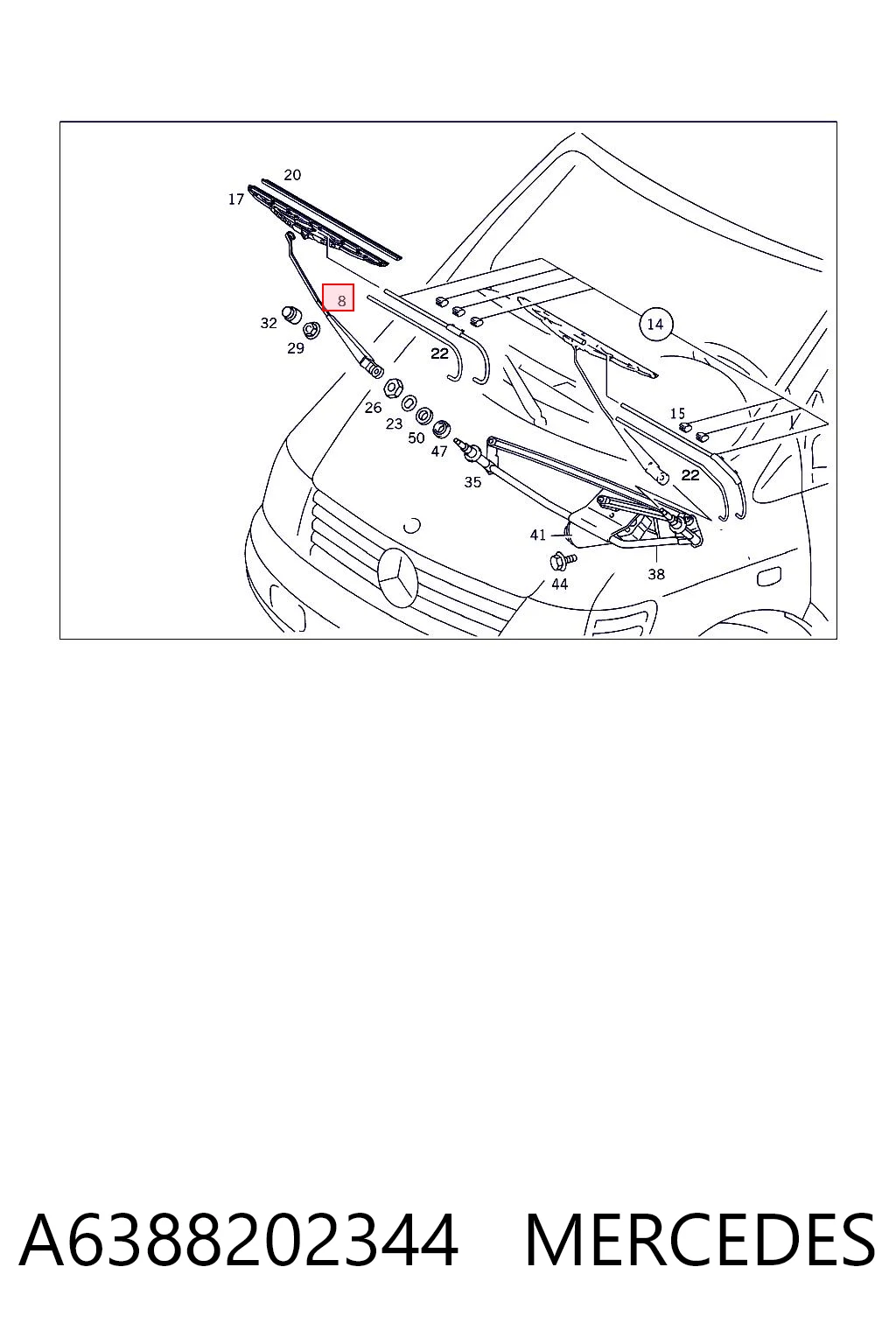 A6388202344 Mercedes