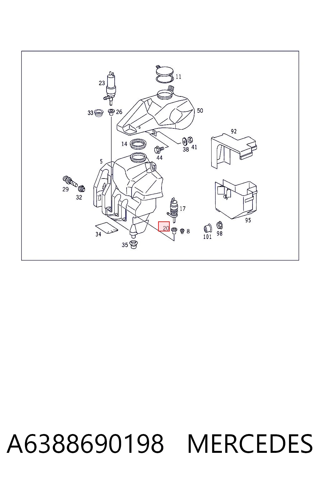 A6388690198 Mercedes