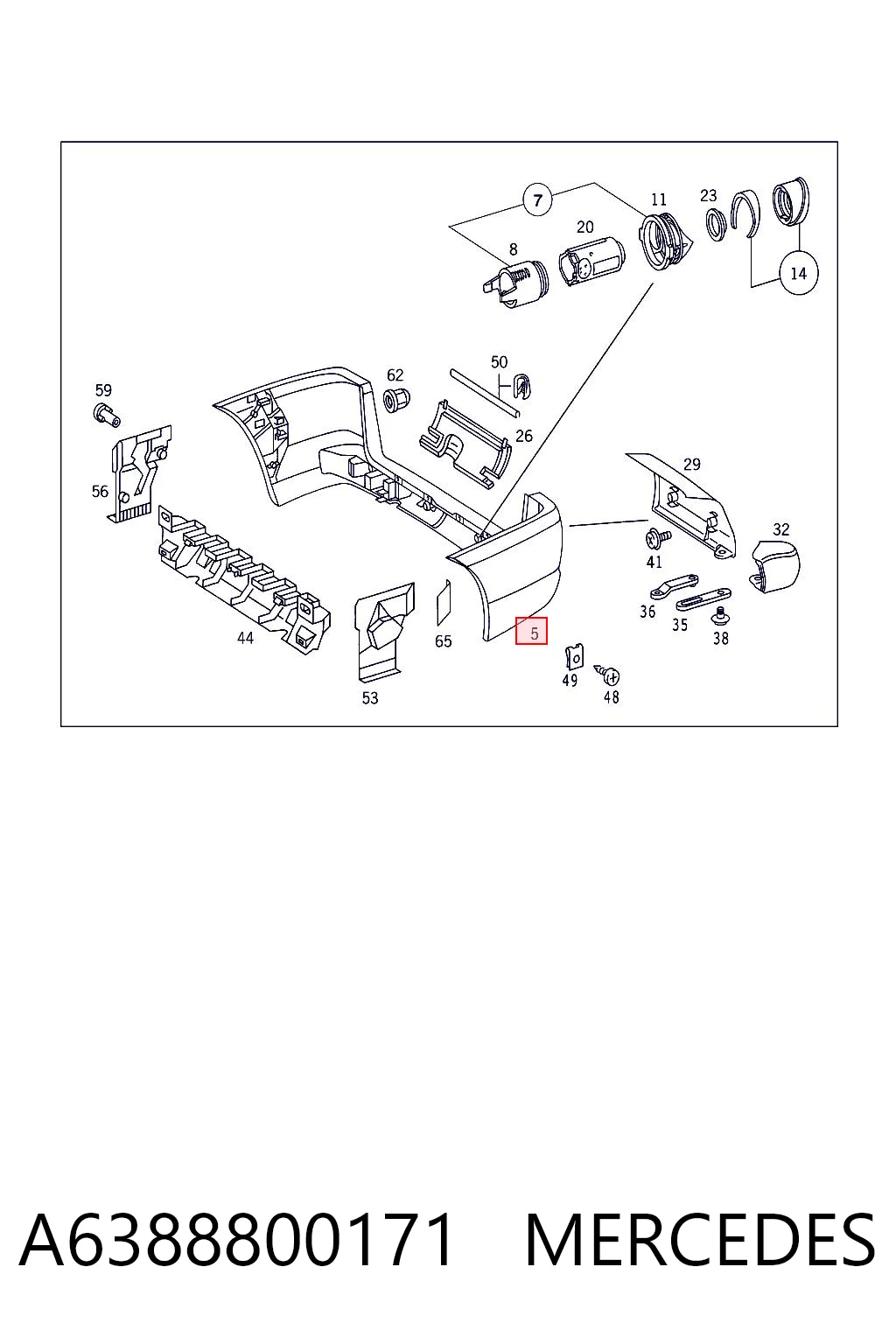 A6388800171 Mercedes
