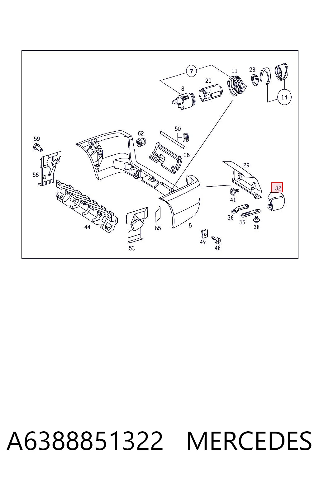 A6388851322 Mercedes