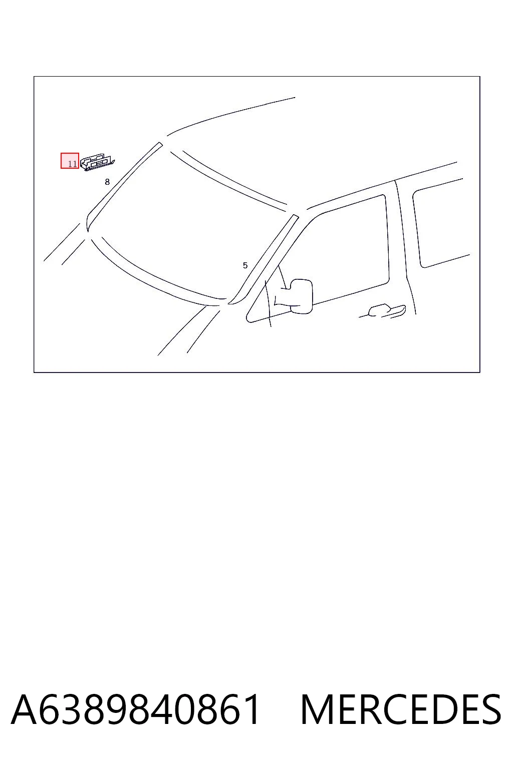 A6389840861 Mercedes