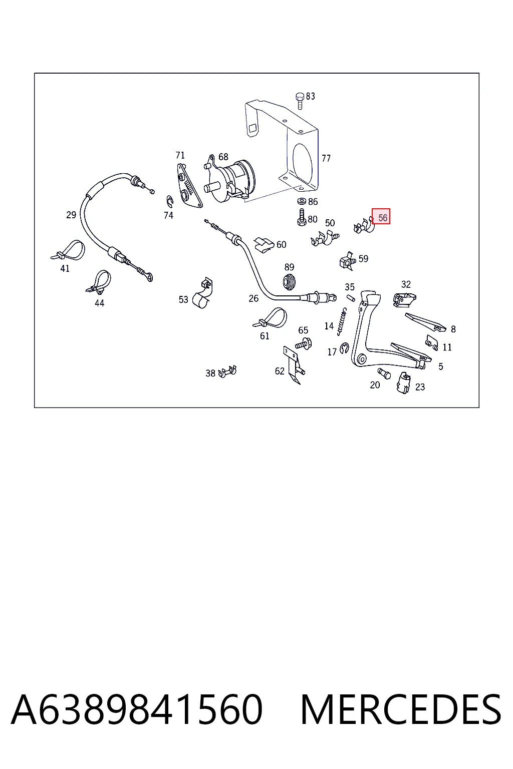 A6389841560 Mercedes