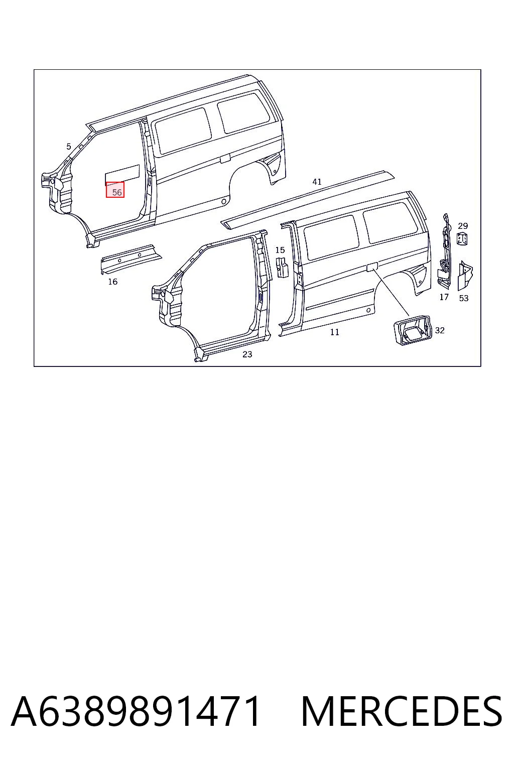 A6389891471 Mercedes