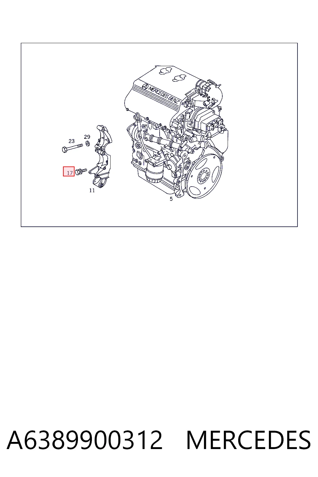A6389900312 Mercedes