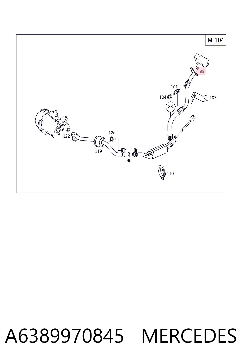 A6389970845 Mercedes
