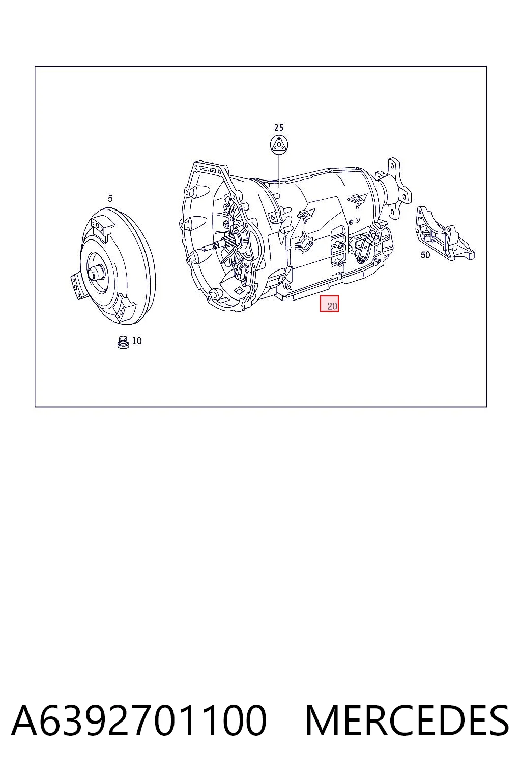 A6392701100 Mercedes