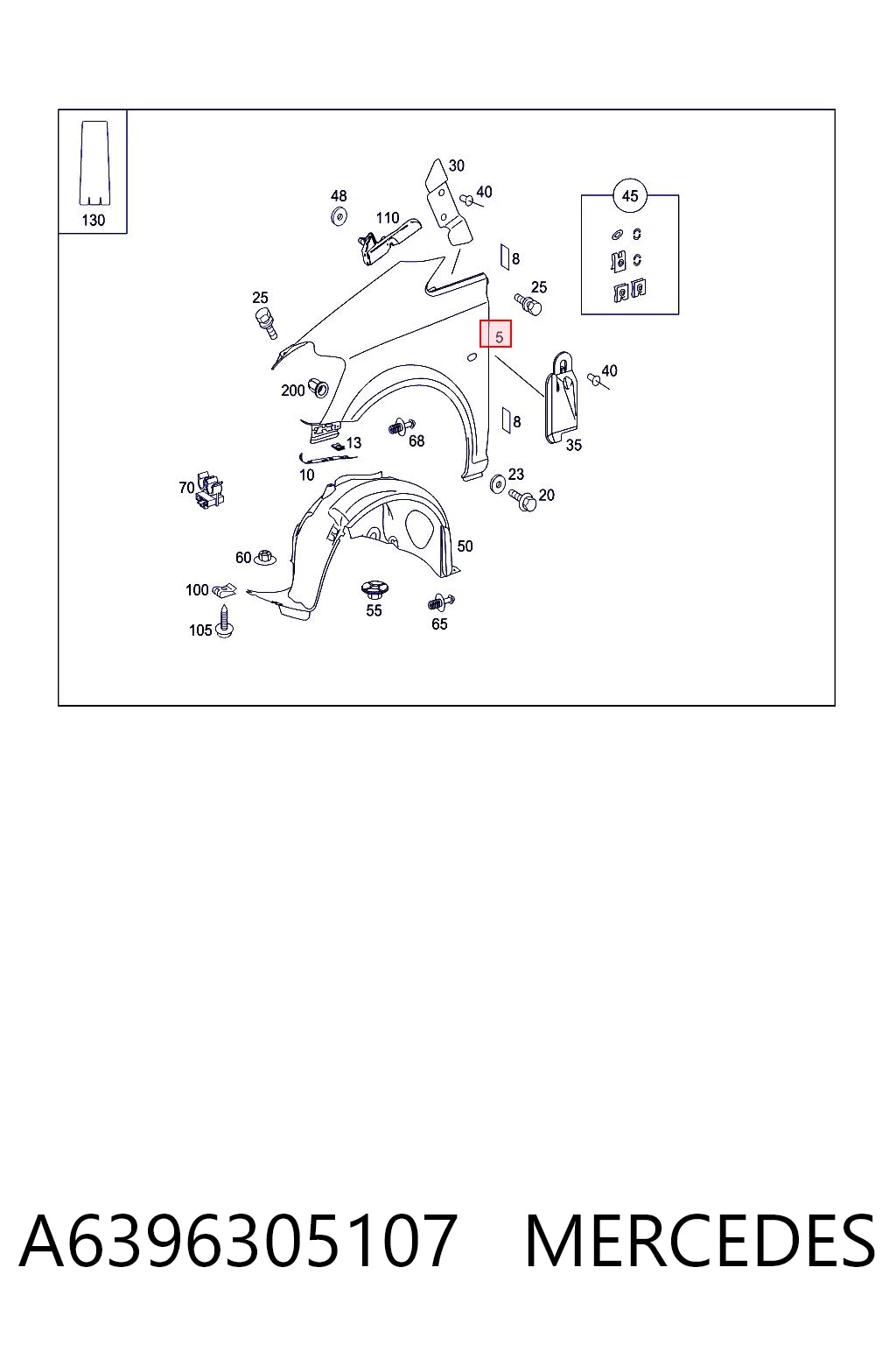 A6396305107 Mercedes