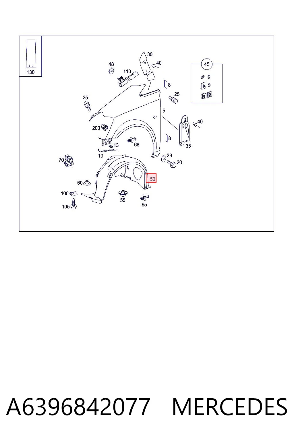A6396842077 Mercedes