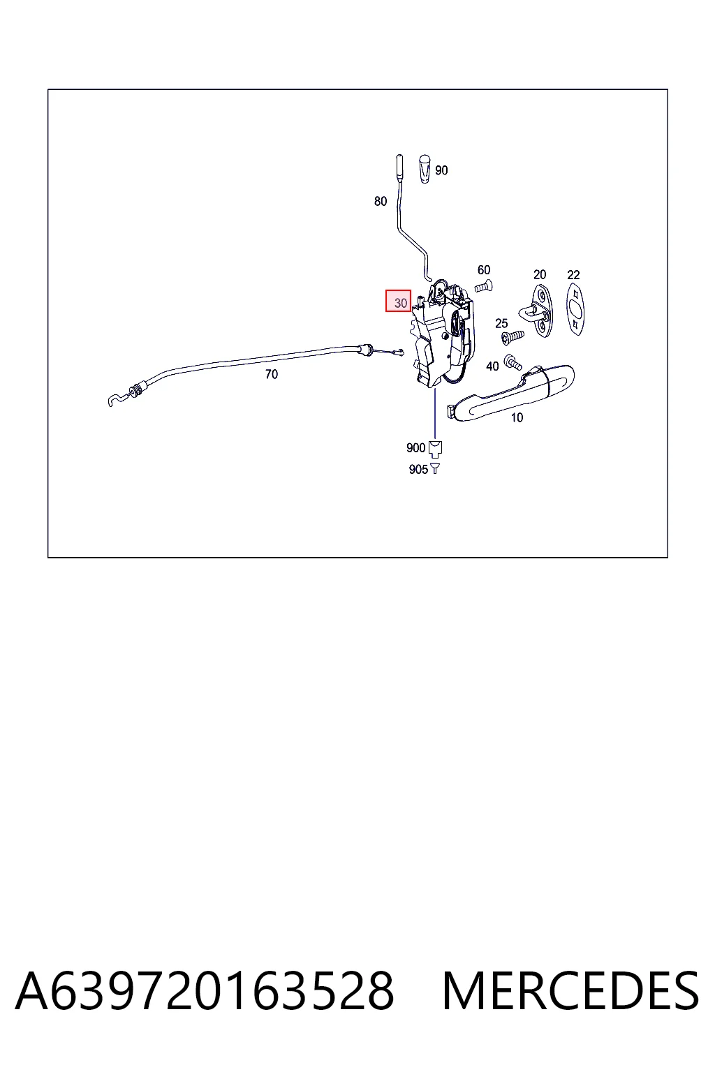 Comprar Cerradura Mercedes Vito II 639