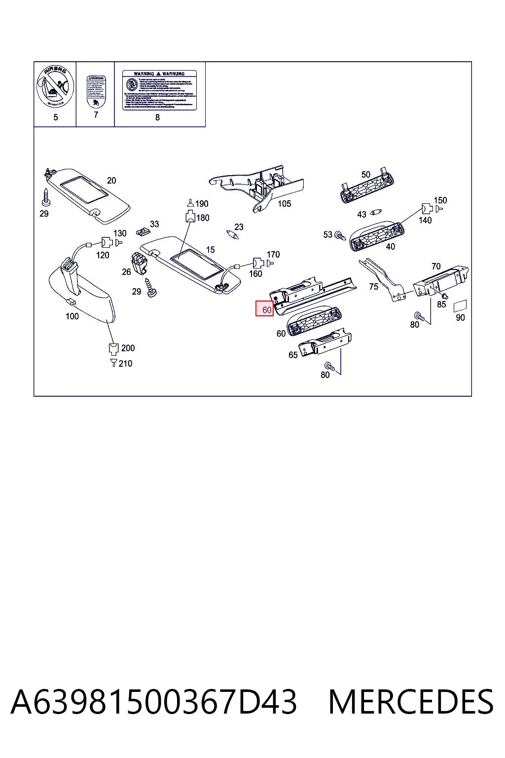 A63981500367D43 Mercedes