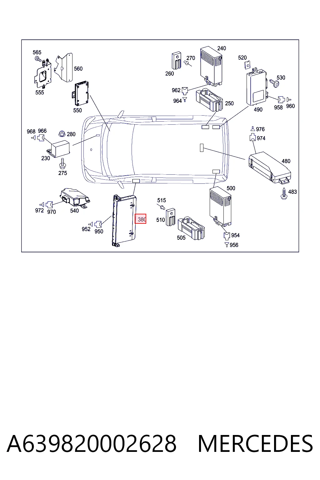 A639820002628 Mercedes