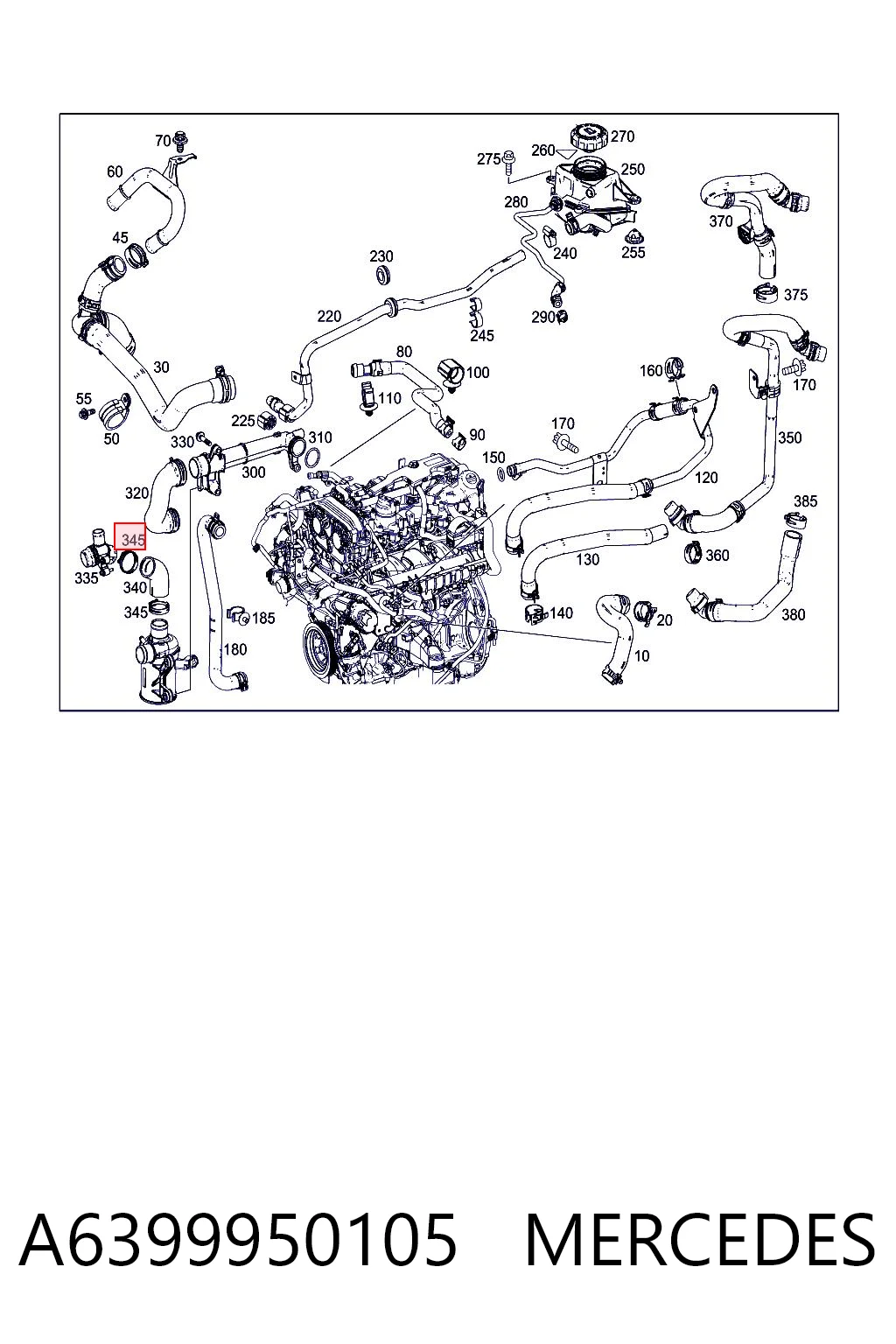 A6399950105 Mercedes